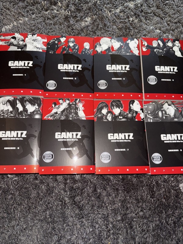 Gantz omnibus Bundle Volume 1,2,3,4,5,6,7,8