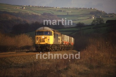 Mytholmroyd Class 56 56113 MGR 25.11.87 Fuji 35mm Dia RN577
