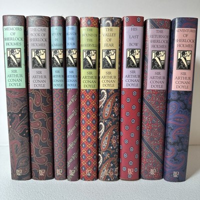 Sherlock Holmes: 9 Volume Set Book Of The Month Club HB Sir Arthur Conan Doyle