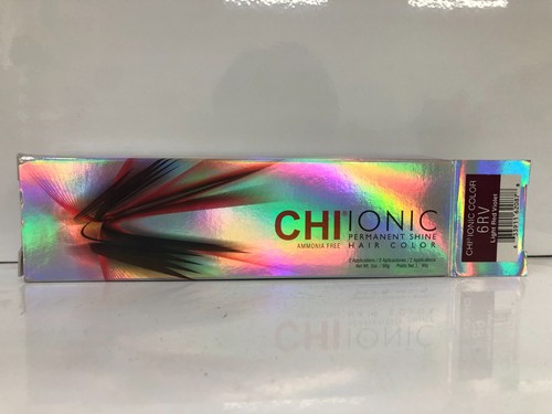 CHI Ionic Permanent Shine Hair Color Ammonia Free 3oz - 6RV LIGHT RED VIOLET - 第 1/1 張圖片