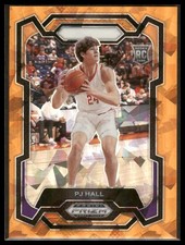 2024 Panini Prizm Draft Picks #55 PJ Hall Prizms Orange Ice