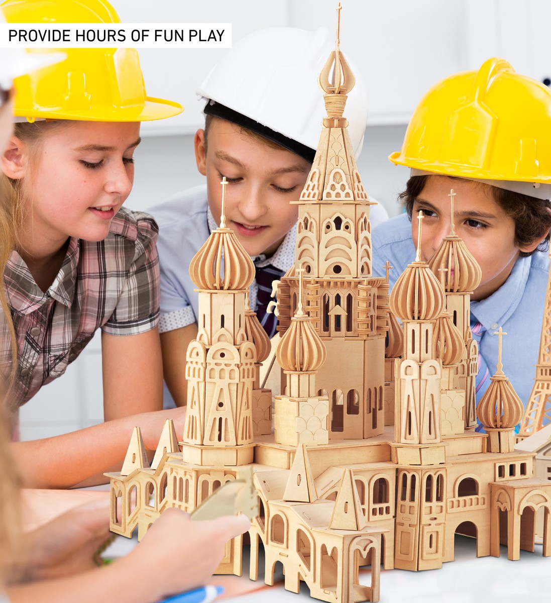 【新品】3Dパズル ロシア サンクトペテルブルグ教会 ウッドパズル Puzzled 3D Puzzle St. Petersburg Church Wood Craft