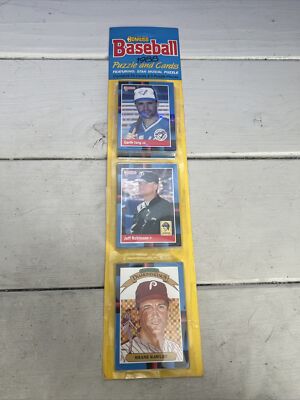 1988 Blister Pack TWO Brewers Rick Manning Bill Schroeder + Mike Gallego Athleti