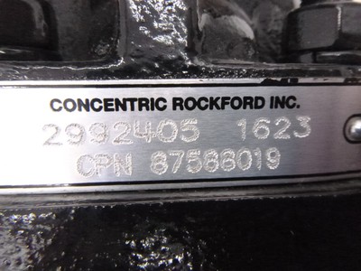Concentric Rockford Hydraulic Pump 87588019 1623 2992405 818286 | eBay