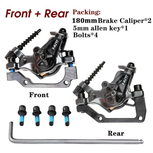 Pinzas bilaterales de freno de disco para bicicleta de montaña NUTT MTB con rotores delanteros traseros G3 HS1 juego - Imagen 2 de 21