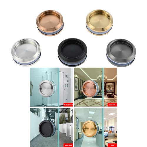 Stainless Steel Shower Glass Door Sliding Knob Bathroom Back-To-Back Handle - Picture 1 of 29