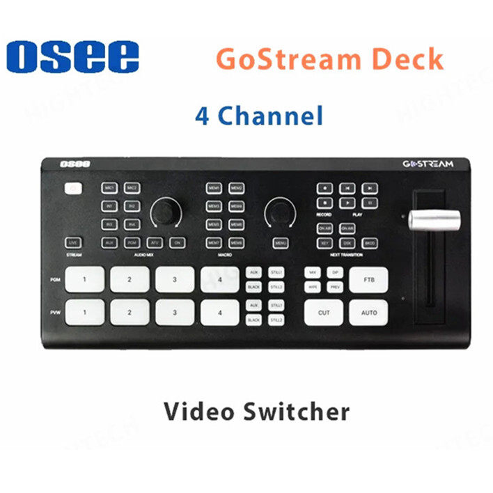 OSEE GoStream Deck Video Switcher 4-Channel USB HDMI-Compatible