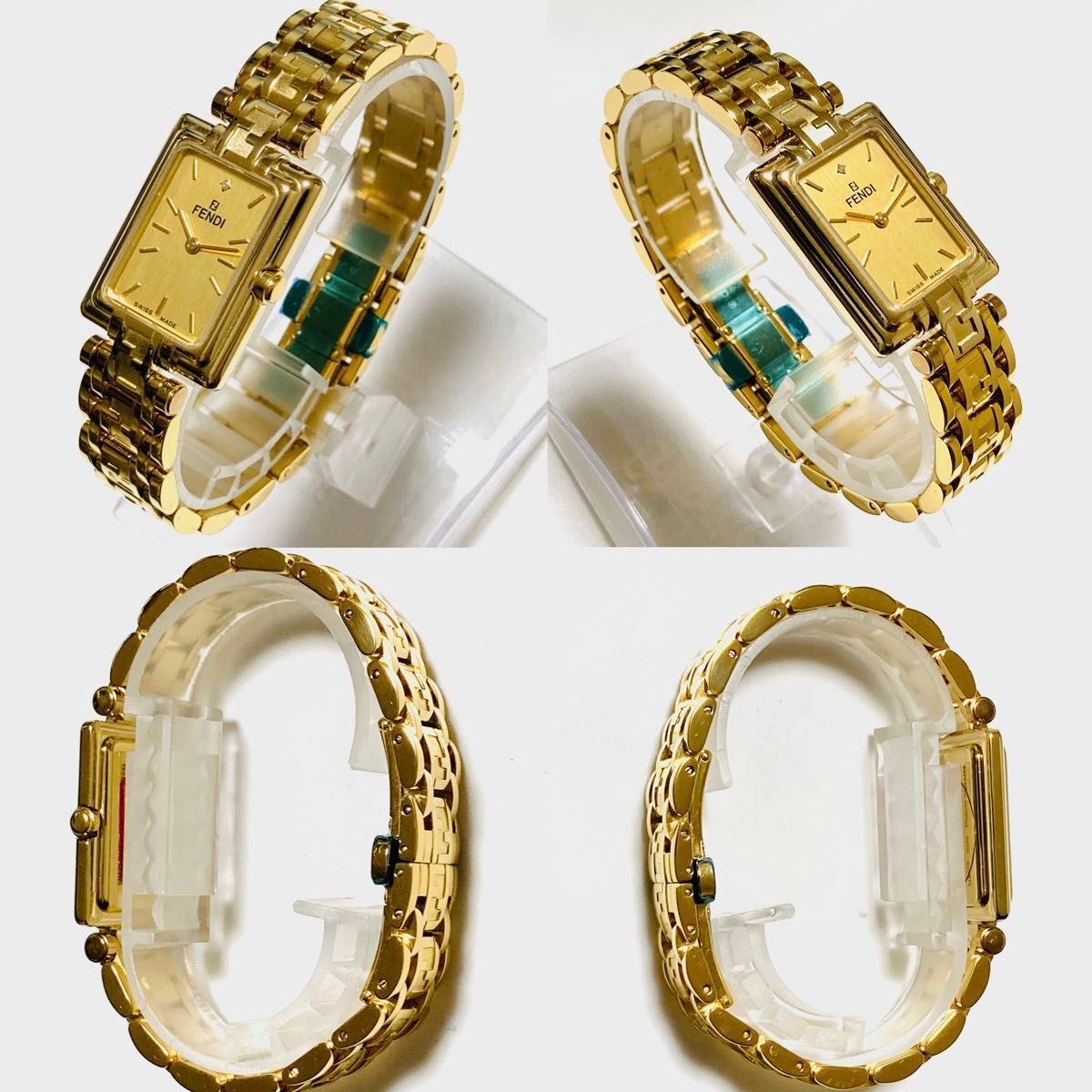 Fendi Limited Edition 2500 Diamond Ladies Watch Gold 730L