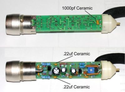 Microphone Mic Mod Kit for MXL 603S 604 991 CR24P 441 993 CAD