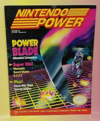 NES SNES N64 Nintendo Power ISSUE Power Blade SCAT Game Boy VOLUME