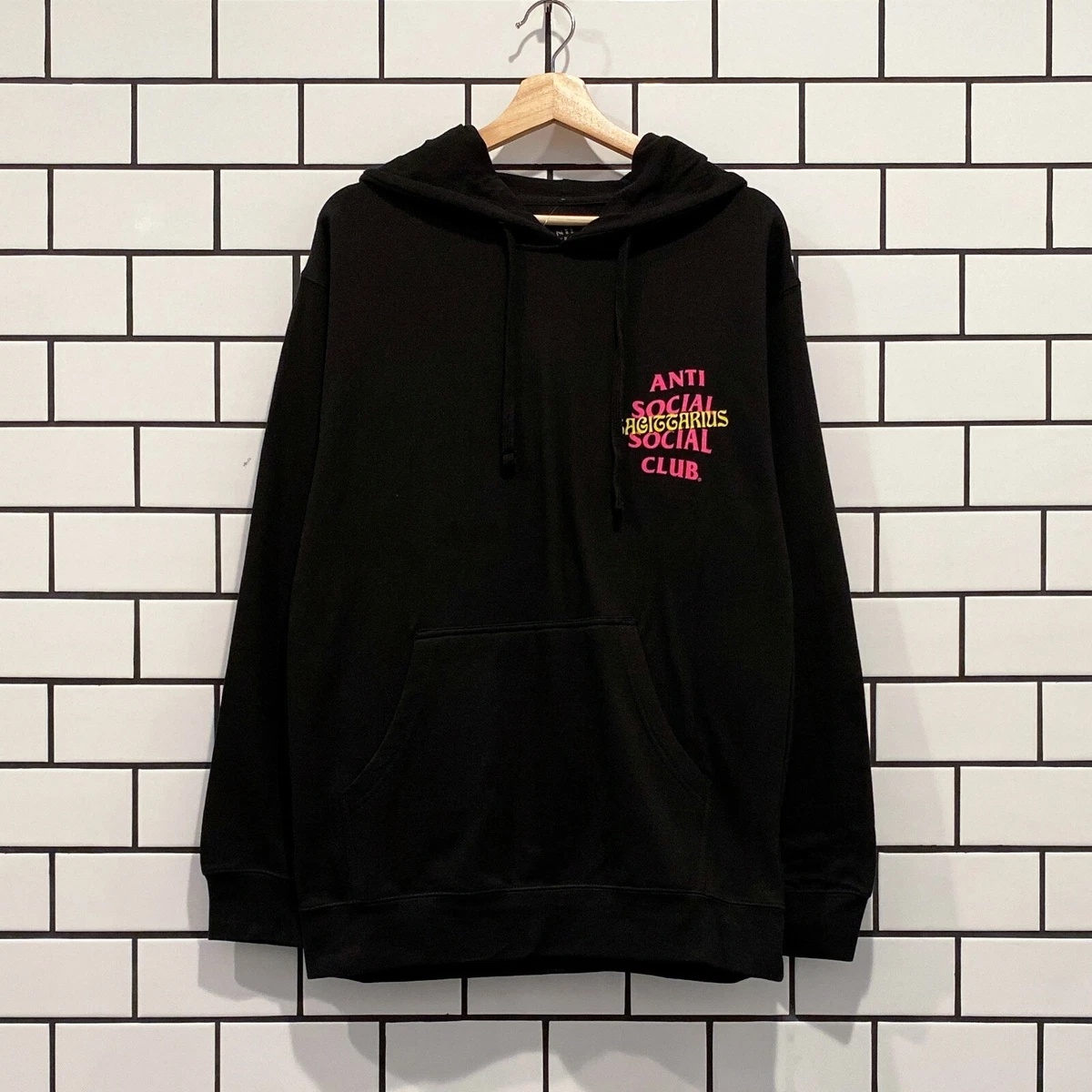 ANTI SOCIAL SOCIAL CLUB SAG HOODIE BLACK