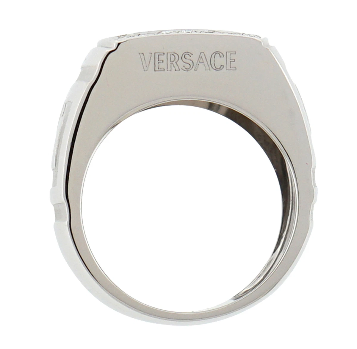 Versace greca ring silver deals