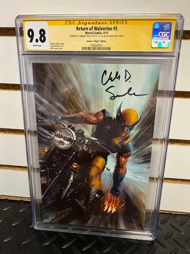 Return of Wolverine #5 Signed by Charles Soule & Adi Granov Graded CGC 9.8