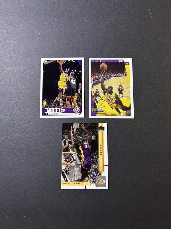 Shaquille O’Neal 3 Card Basketball Card Lot - 13