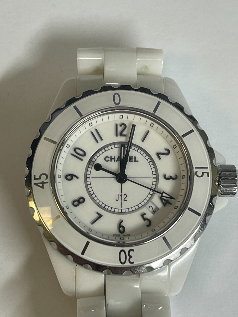 Chanel J12 Quartz Ceramic White Watch Model H0968 | eBay Chanel J12 Quartz Ceramic White Watch Model H0968 | eBay