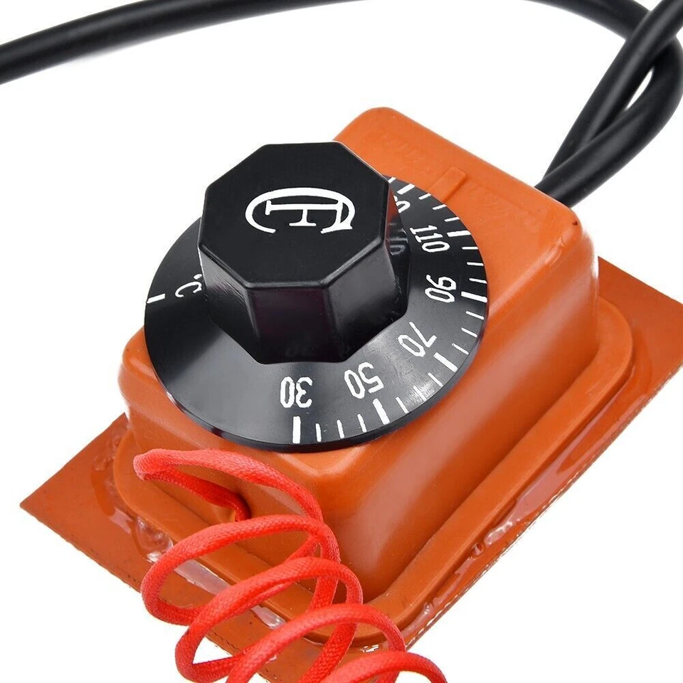 Almohadilla térmica de flexión lateral para guitarra de silicona 1200 W y controlador nuevo Foto 3 de 4