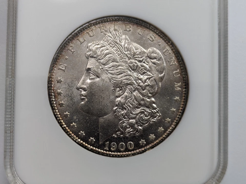 1900-O Morgan Silver Dollar NGC MS 64 PL OLD FATTY Prooflike Flashy Mirrors - Image 3 of 4