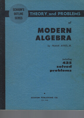 Theory and Problems of Modern Algebra
