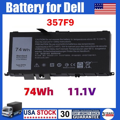 357F9 Battery For Dell Inspiron 15 5576 5577 7566 7567 7557 7559 0GFJ6 71JF4 New