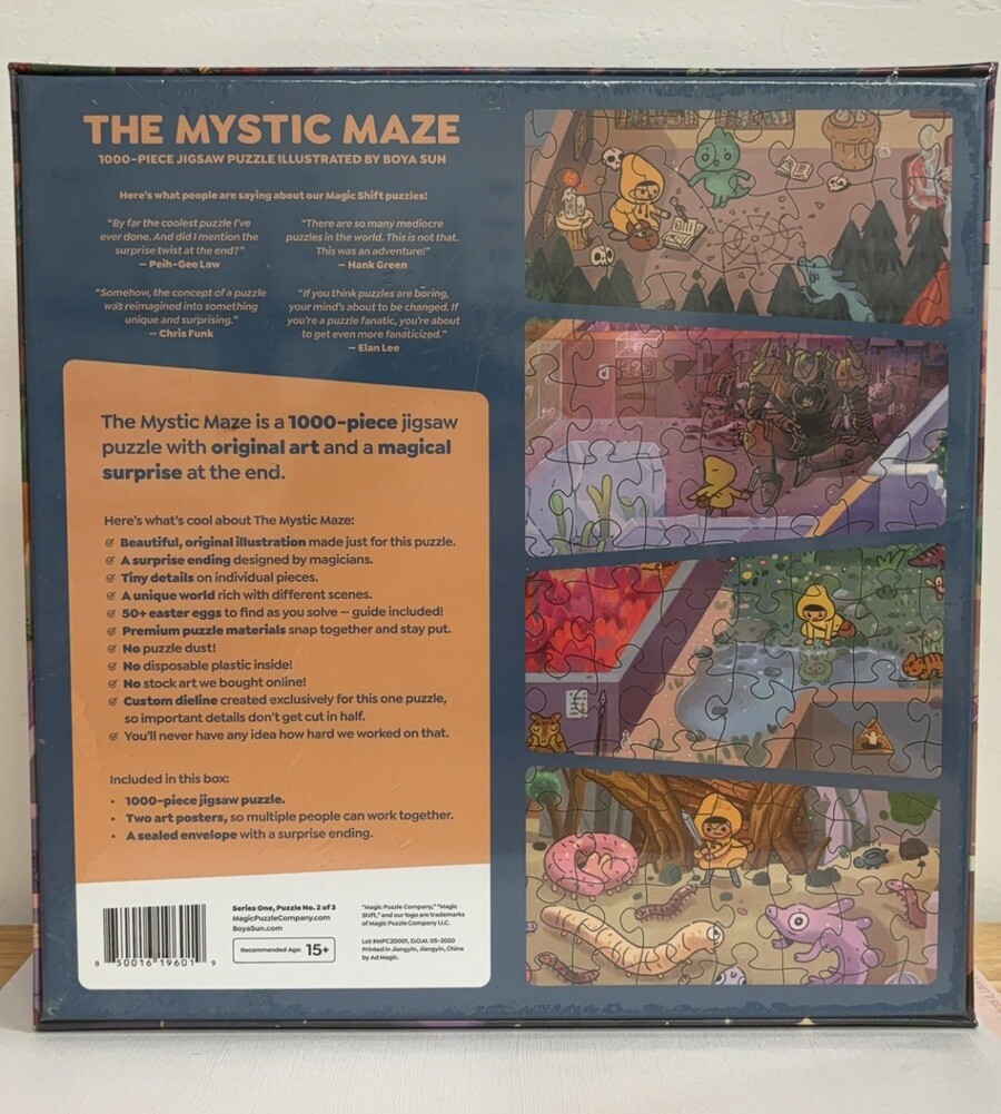 THE MYSTIC MAZE ジグソーパズル ミスティックメイズ 1000 The Mystic Maze, 1000-Piece Jigsaw Puzzle with Bonus Logic