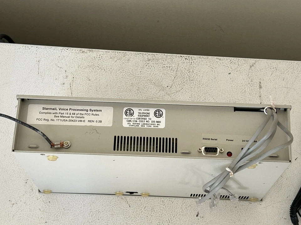 Samsung Starmail 4-Port Voice Processing System w Noisy HDD for Repair - Image 2 of 4