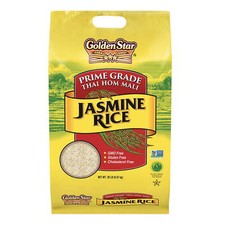 Golden Star Thai Hom Mali Jasmine Rice, 20 lbs