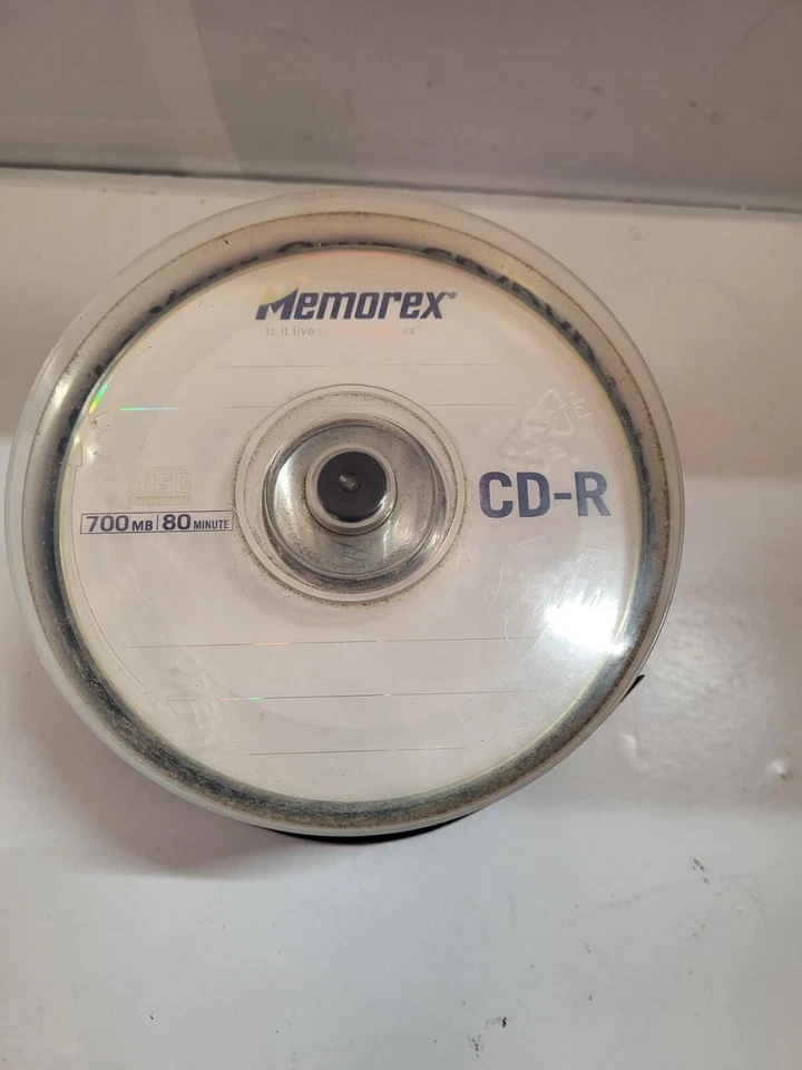 Memorex Recordable CD-R Media 40x 700mb 80min w/spindle 50-pk Factory Sealed - Image 4 of 4