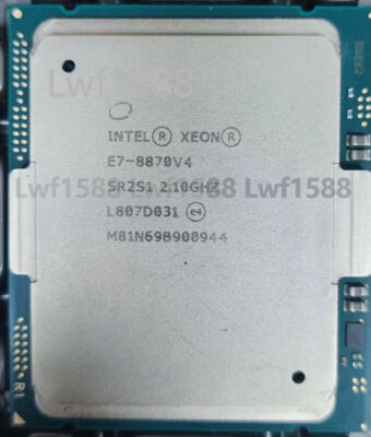 Intel Xeon E7-8870 V4 2.10GHz 20-core SR2S1 140W 9.6GT/s server CPU processor