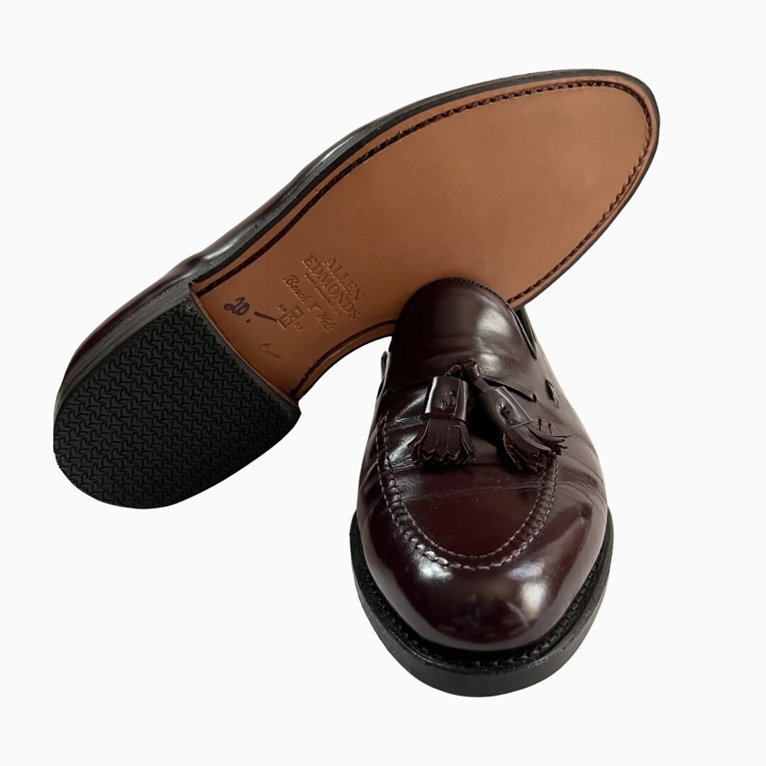 Allen Edmond Grayson loafer (9C) Allen Edmonds Grayson Tassel Penny Loafers Shoes Style #8297  main image 2