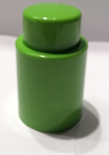Green Reusable Vacuum Sealed Red Wine Bottle Stopper Cap Plug Air Bump Preserver - Picture 2 of 12