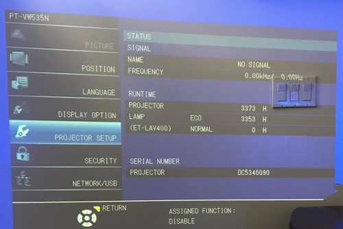 Panasonic Projector PT-VW535N. Please, read the details. - Picture 5 of 9