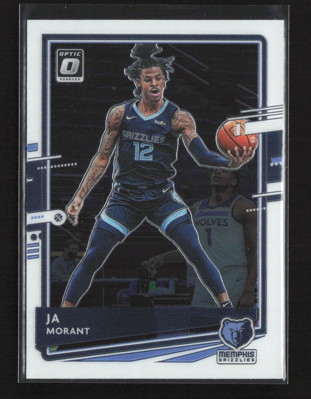 2020-21 Panini Donruss Optic Ja Morant #117 Memphis Grizzlies