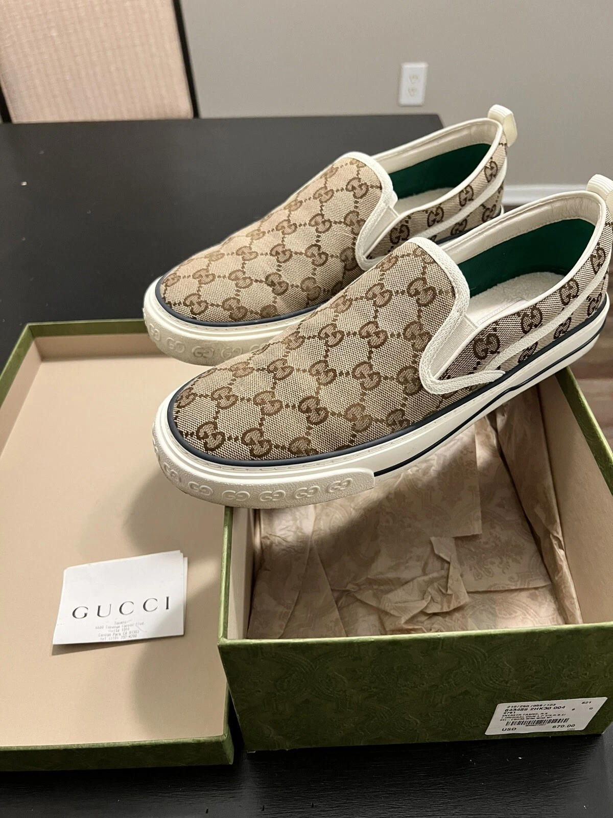 Baskets à enfiler Gucci Tennis 1977 taille 8M