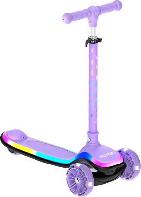 #ad #ad Hover 1 Chroma Folding Kick Scooter for Kids Multicolor Wheel Lights Purple $60.79
