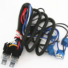 <!--F#f_0-->H4 Headlight Halogen Xenon Bulb Headlamp Relay Wiring Harness w/ 4 Ceramic Plugs<!--F/-->