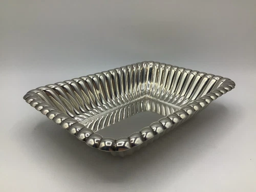Antique, Heavy - Trajan, Reed & Barton - Rectangular Vegetable Bowl  Sterling 9”