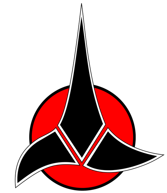 Klingon Empire Logo Vinyl Sticker - 2.5 x 3 inch | eBay