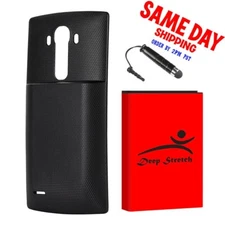High Capacity Durable 9180mAh Extended Battery +Black Cover for AT&T LG G4 H810