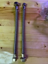 Plumbing Lot 10 pcs 1/2"FIP X 3/8"Comp X 9" SS Faucet Supply Connector/Lines