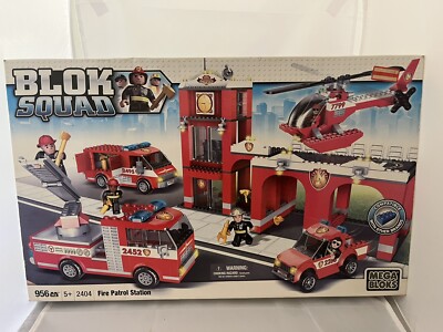 Mega Bloks  Blok Squad  Fire Patrol Station (2404) 956 pcs  Retired NIB
