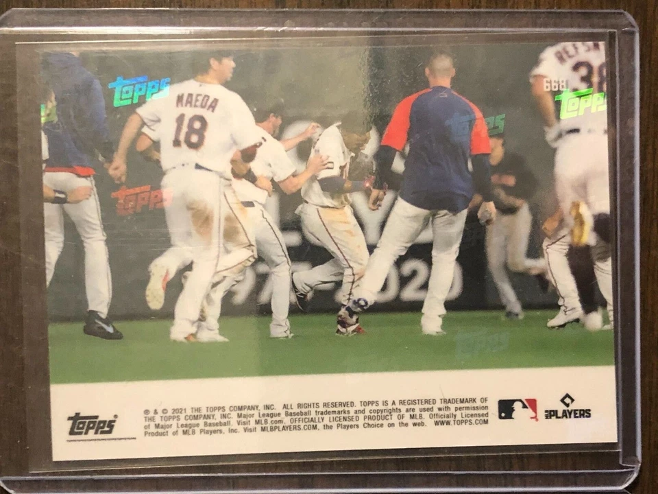 2021 Topps Now #668 Jorge Polanco Minnesota Twins 10/10 - Image 2 of 2