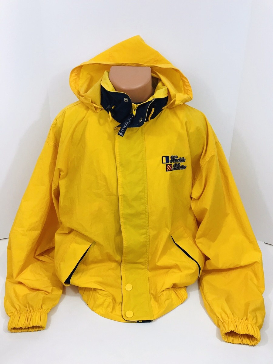 ウェア Men's Yellow and White Jacket MZAX17BE25-JAUFLU-MODEL-1-