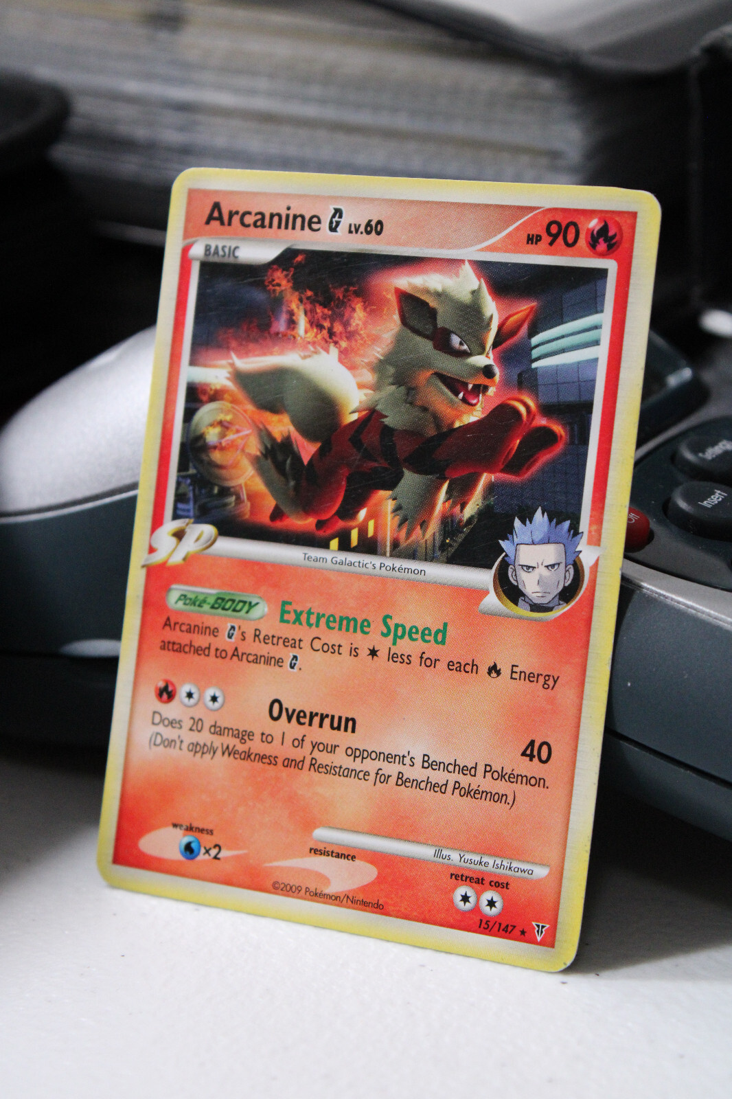 Arcanine G LV.60 15/147 LP Rare Supreme Victors Pokemon TCG 2009