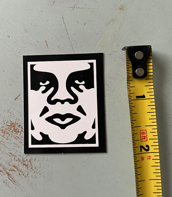 Shepard Fairey／OBEY アイコン・ステッカー／スクリーンプリント Obey Giant Sticker Shepard Fairey Classic Icon 1.5x2” Small