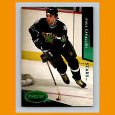 Paul Cavallini #50 1993 Parkhurst Emerald Ice Dallas Stars Hockey Card NHL NM
