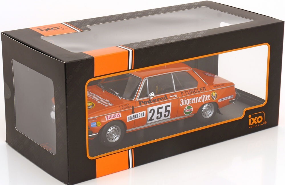 BMW 2002 Jägermeister #255 Rallye Monte Carlo 1973 1/18 Ixo