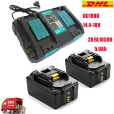 Original Ersatzakku 18V Für Makita BL1850B 5Ah LXT-400 Li-ion BL1860B &Ladegerät