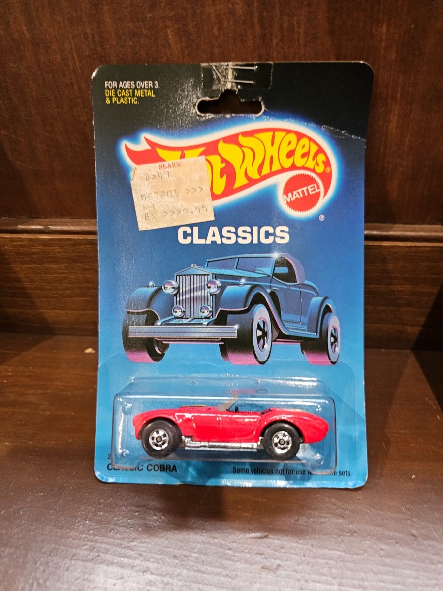 VINTAGE 1989 HOT WHEELS CLASSICS RED CLASSIC COBRA #2535 | eBay
