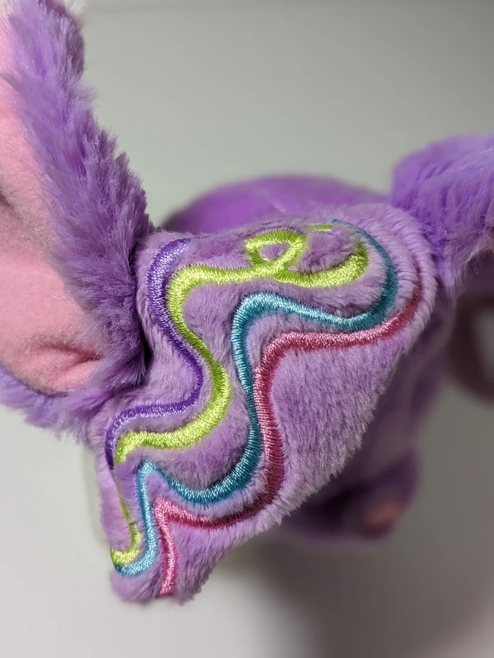 Nickelodeon Sunny Day Rox's Bunny Purple Plush - Matel Rabbit 7" Cute Gift - Image 2 of 4