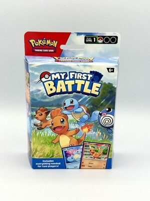 Pokemon My First Battle Two Mini Starter Decks Charmander & Squirtle Sealed New
